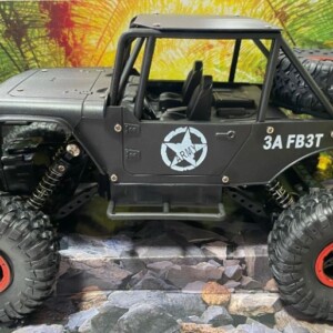 Coche Control Remoto De Escalada 1:18 Mod C112 Seisa (Jeep Negro)