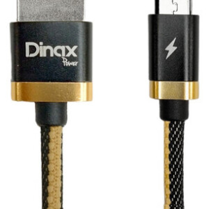 Cable Usb V8 1M - 5.1 Amp Linea Dorada Dinax