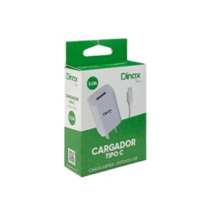 Cargador Dinax Tipo C - 220V 3.0 Amp 1 Usb