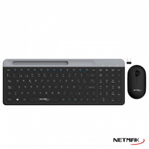 Combo Teclado + Mouse 2.4Ghz Negro/Gris Nm-Kb875