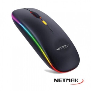 Mouse Retroiluminado Inalambrico 2.4 Ghz Recargable Nm-W90