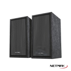 Parlante Madera 15 Cm Usb 2.0 Negro