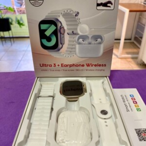 Reloj En Set Smartwatch Y Auricular Con 2 Mallas Th7-2