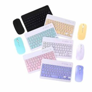 Kit Teclado + Mouse Inalambrico Con Bt Tmu-001