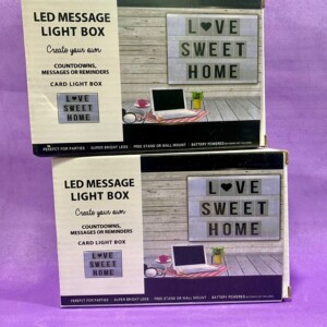 Mini Cartel Luminoso Letras