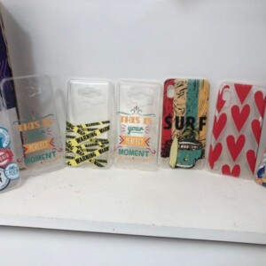 Fundas Transparentes Estampadas J4