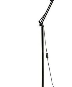 Lampara De Pie Metalica Con Brazo Flexible Seisa