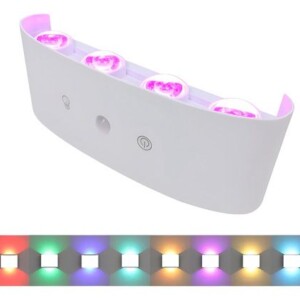 Led De Pared Bidireccional Rgb Con Sensor