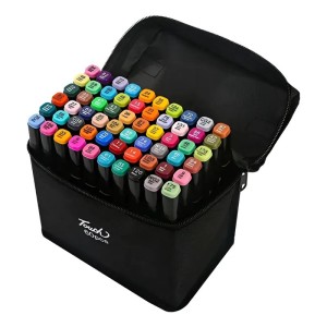 MARCADORES X60 PIEZAS DOBLE PUNTA