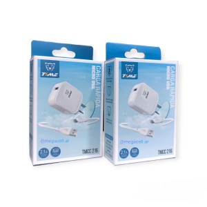 Cargador V8 2.1A Time Desmontable