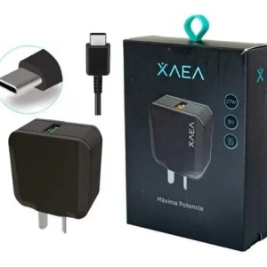 Cargador 220V XAEA mod 10 - 9V - 1 USB + 1 Cable tipo C