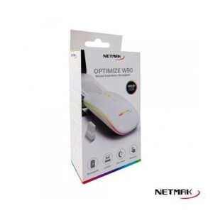 Mouse Retroiluminado Inalambrico 2.4 Ghz Recargable - NM-W90