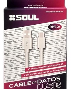 Cable USB tipo C 1M SOUL