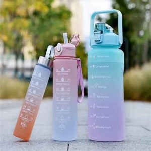 Botella motivacional x 3 unidades