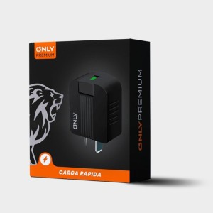 Cargador 220V Only MOD06 + 2USB + cable tipo C