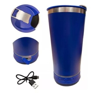 VASO TERMICO LED BT CON PARLANTE 473 ML