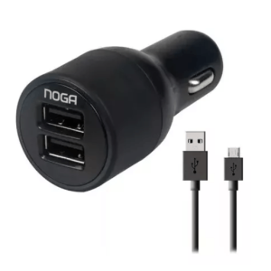 Cargador para auto NOGA 2.1A 2USB