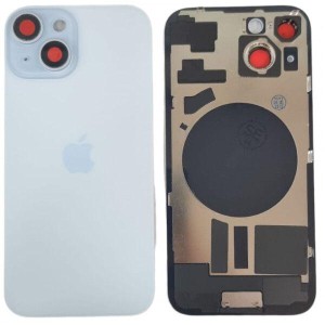 Tapa Trasera Iphone 15 Azul - Completa