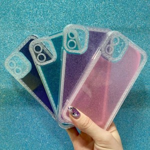 Funda Transparente Con Brillo Sam A55