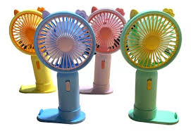Mini Ventilador Handheld Fan Con Base