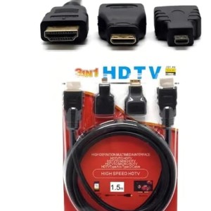Cable HDMI 3 en 1 HD TV