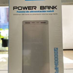 Cargador portatil 20000 MAH IBEK PD-2530