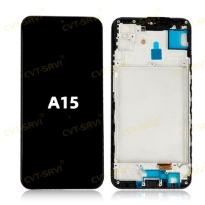 MODULO CVT SAM A15 OLED TAMANO ORIGINAL CON MARCO