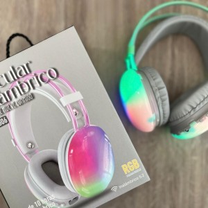 Auricular Vincha BT con luz RGB AU12006