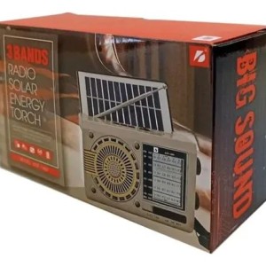 RADIO CON PANEL SOLAR