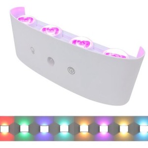 Led De Pared Bidireccional Rgb Con Sensor