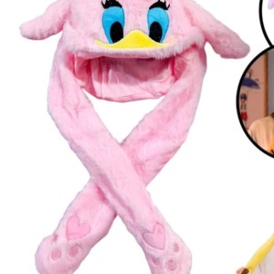 Gorro Peluche Levanta Orejas Pato