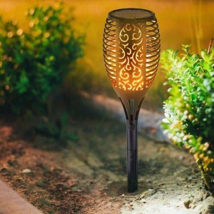 Antorcha Estaca Solar Calido