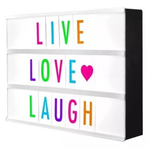 Cartel luminoso LED letras