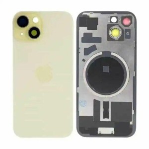 Tapa Trasera Iphone 15 Amarillo - Completa