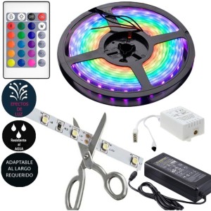 Tira led IBEK grande 50X50 5M RGB 270 LED