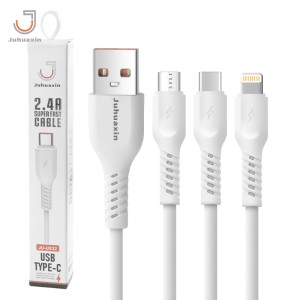 Cable Juhuaxin JU-UX32 2.4A 1M USB Tipo C