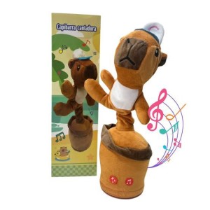 MUÑECO CAPIBARA BAILARIN CANTA Y BAILA