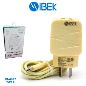 Cargador 4.8A tipo C IBEK - IB4807