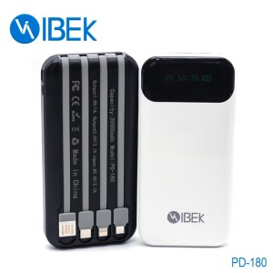 Cargador portatil 20000 MAH - 100W IBEK PD-K8