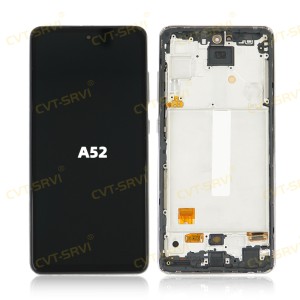 MODULO CVT SAM A52 OLED TAMANO ORIGINAL CON MARCO